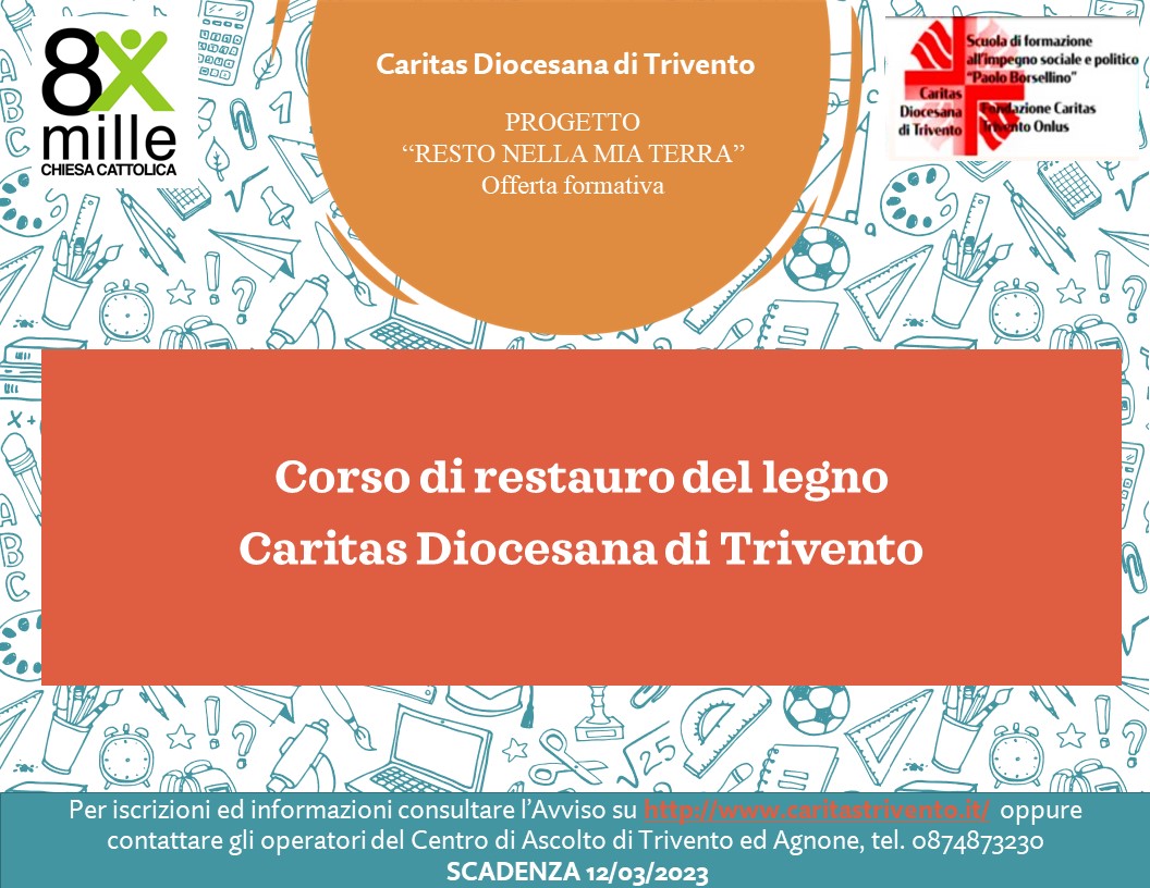 Progetto Resto Nella Mia Terra Caritas Trivento